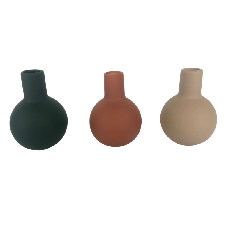 Vases assortis couleurs
