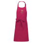 Tablier Fleur Perchée Bordeaux