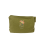 Trousse de toilette Fleur Perchée Kaki